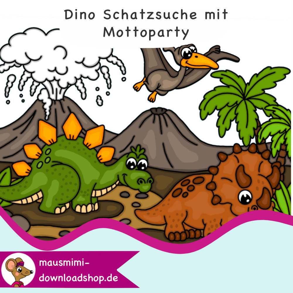 Dino Schatzsuche für euren Kindergeburtstag: Wie ihr eine echt coole Dino-Mottoparty feiert
